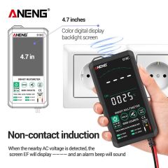 ALFA ANENG 618C Dijital Multimetre Profesyonel DC Analog Bar True RMS AC DC Dokunmatik