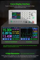 Riden RD6006W USB Wifi DC - DC Step-down Sabit Akım Kademeli Güç Kaynağı Buck Voltmetre 60V 6A