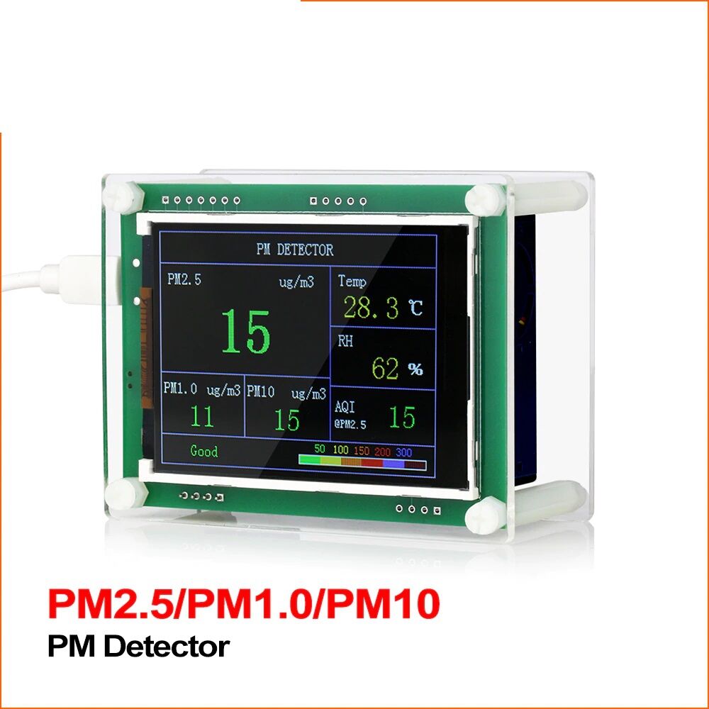PM2.5 Formaldehit Hava Dedektörü 2.8 İnç Hava Kalitesi Test Cihazı