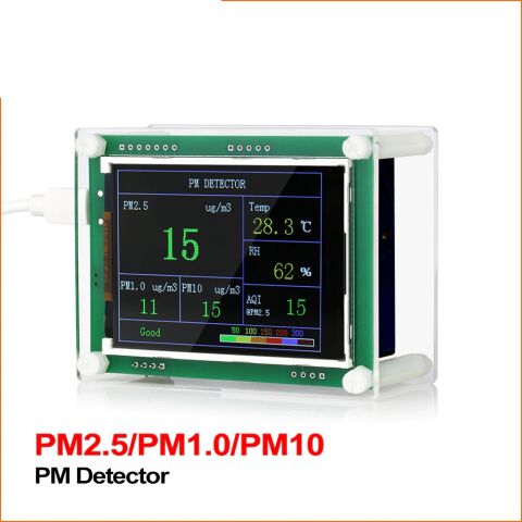 PM2.5 Formaldehit Hava Dedektörü 2.8 İnç Hava Kalitesi Test Cihazı