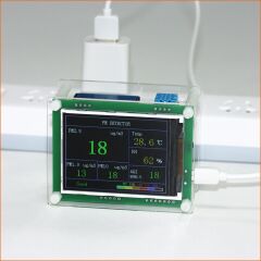 PM2.5 Formaldehit Hava Dedektörü 2.8 İnç Hava Kalitesi Test Cihazı