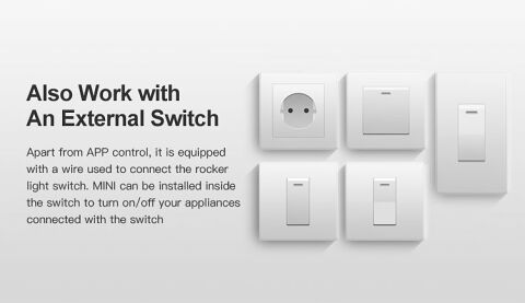 Sonoff Mini R2 Çift Yönlü Akıllı Ev Wifi AnahtarıRöke