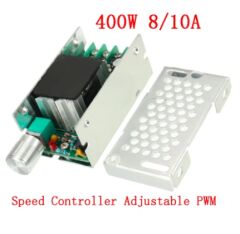 400W Hız Kontrol Regülatörü 8/10A DC 12V 24V Motor