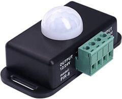 Hareket Sensörü DC 12V 24V PIR Dedektör Hareket Sensörlü
