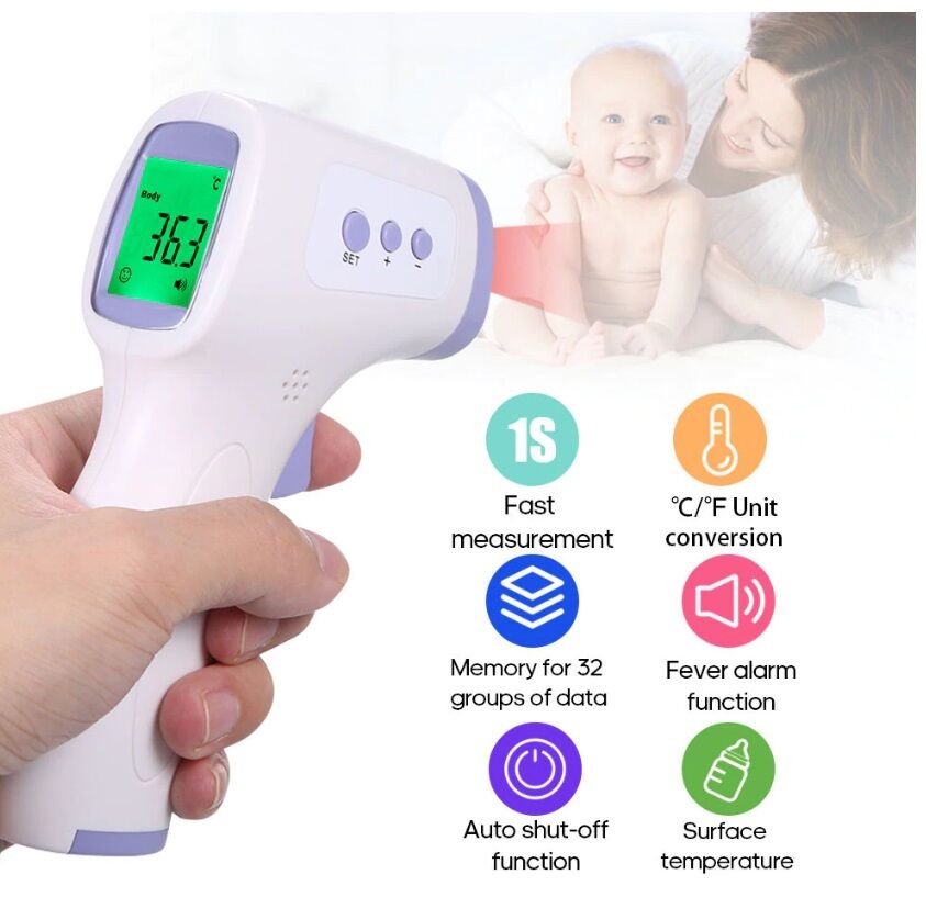 Temassız Ateş Ölçer Isı Ölçer Termometre