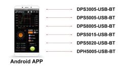 DPS5020 Bluetooth Sabit Akım DC- DC Step-down Güç Kaynağı buck Çevirici LCD Voltmetre 50V 20A﻿﻿