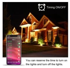 Akıllı Floodlight RGB Projektör 15W IP66 Smart App Kontrol