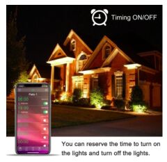 Akıllı Floodlight RGB Projektör 15W IP66 Smart App Kontrol