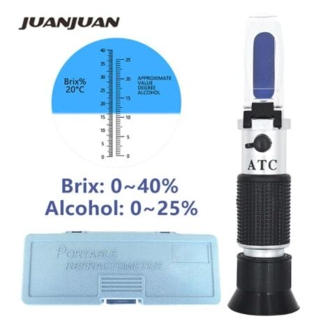 Brix Ölçer Refraktometre ATC 0-40 hassas