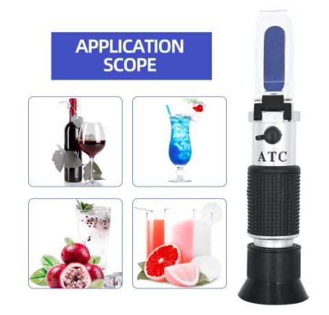 Brix Ölçer Refraktometre ATC 0-40 hassas