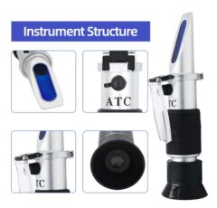 Brix Ölçer Refraktometre ATC 0-40 hassas