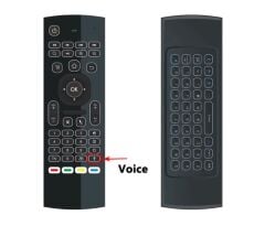 MX3 Air Mouse Smart TV PC Klavyeli Aydınlatmalı Mikrofonlu