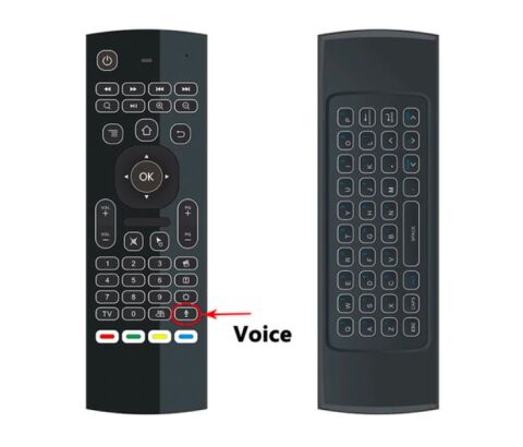 MX3 Air Mouse Smart TV PC Klavyeli Aydınlatmalı Mikrofonlu