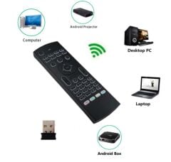 MX3 Air Mouse Smart TV PC Klavyeli Aydınlatmalı Mikrofonlu