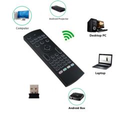 MX3 Air Mouse Smart TV PC Klavyeli Aydınlatmalı Mikrofonlu