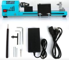 150W Mini Ahşap Torna Makinası Tesbih Minyatür Ağaç İşleme