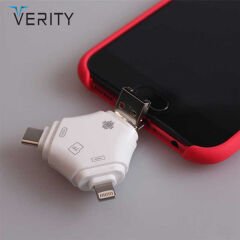 Android ve iPhone için Hafıza Kartı Okuyucu USB-C'den Micro SD Kart Adaptörüne Çok Fonksiyonlu