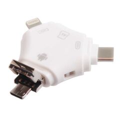 Android ve iPhone için Hafıza Kartı Okuyucu USB-C'den Micro SD Kart Adaptörüne Çok Fonksiyonlu