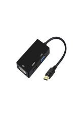 Displayport Dp - HDMI/DVI/VGA Erkek - Dişi 3'ü 1 arada Adaptör Dönüştürücü