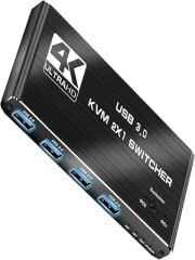 4kvm421 Kvm Switch 2x1 Hdmı 2.0 4k Ultra Hd 2160p Usb 3.0 Hdcp 2.3 Hdr10 400MHz Hız