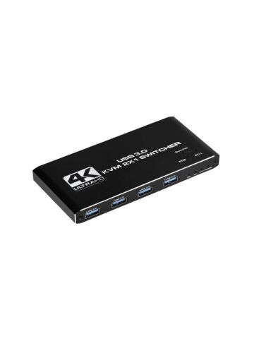 4kvm421 Kvm Switch 2x1 Hdmı 2.0 4k Ultra Hd 2160p Usb 3.0 Hdcp 2.3 Hdr10 400MHz Hız