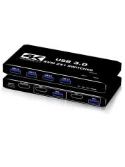 4kvm421 Kvm Switch 2x1 Hdmı 2.0 4k Ultra Hd 2160p Usb 3.0 Hdcp 2.3 Hdr10 400MHz Hız