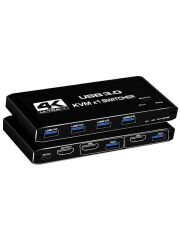 4kvm421 Kvm Switch 2x1 Hdmı 2.0 4k Ultra Hd 2160p Usb 3.0 Hdcp 2.3 Hdr10 400MHz Hız