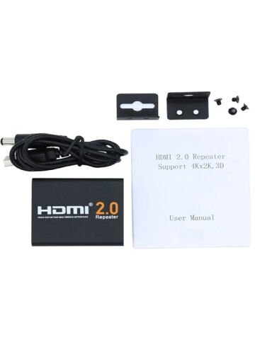 Anunnaki HDMI 2.0 Tekrarlayıcı 4K 2160P Dişi Kablo Genişletici Uzatıcı Ekleme Adaptörü