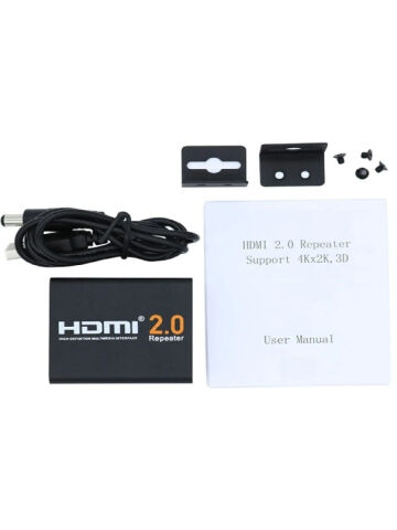 Anunnaki HDMI 2.0 Tekrarlayıcı 4K 2160P Dişi Kablo Genişletici Uzatıcı Ekleme Adaptörü