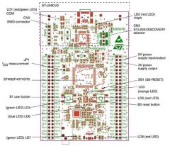 Stm32f4 Discovery Stm32f407 Cortex-m4 Geliştirme Kartı Modül st-link V2