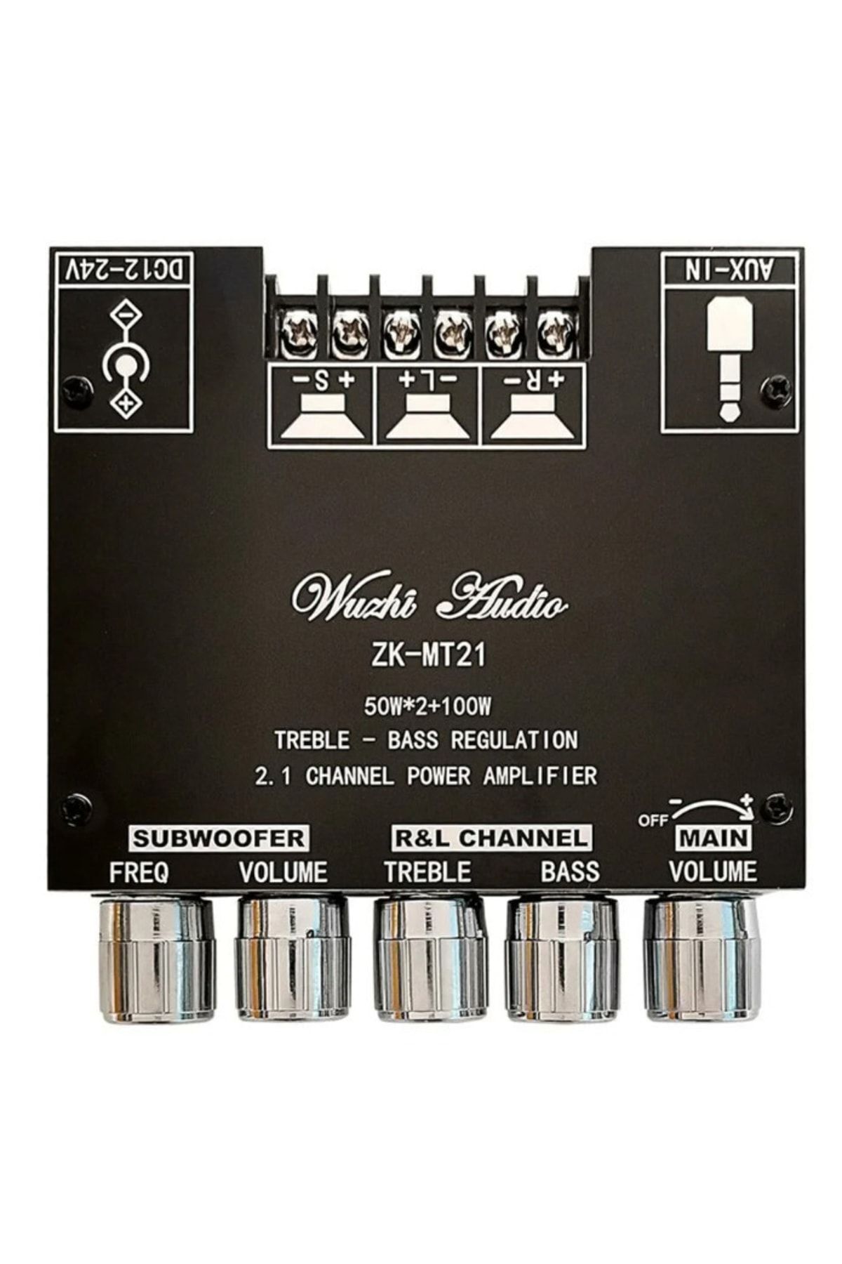 Zk-mt21 2x50w + 100w Bluetooth 5.0 2.1 Kanal Amfi Modülü
