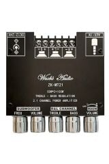 Zk-mt21 2x50w + 100w Bluetooth 5.0 2.1 Kanal Amfi Modülü