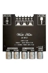 Zk-mt21 2x50w + 100w Bluetooth 5.0 2.1 Kanal Amfi Modülü