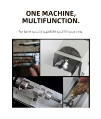 Mini Odun Torna Makinası 96W Ağaç İşleme