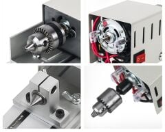 Mini Odun Torna Makinası 96W Ağaç İşleme