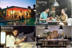 15 W WiFi Akıllı Ampul E27 LED RGB IOS Android 16 Milyon Renk Lamba