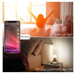 Kablosuz Kontrol Smart Ampül RGB 16 Milyon Renk IOS Android