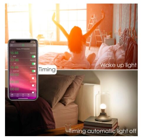 Kablosuz Kontrol Smart Ampül RGB 16 Milyon Renk IOS Android
