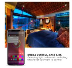 Kablosuz Kontrol Smart Ampül RGB 16 Milyon Renk IOS Android