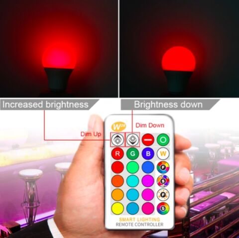 15W RGB + Beyaz Kumandalı Ampül E27