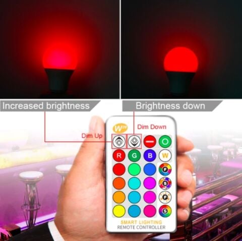15W RGB + Beyaz Kumandalı Ampül E27