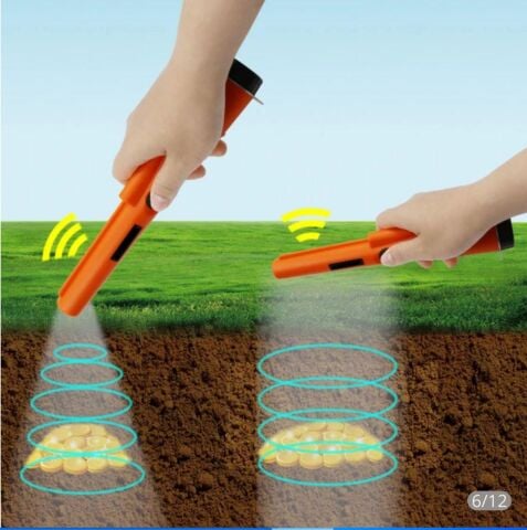 Pointer Altın Metal Dedektörü Pinpointer PİL + Taşıma Çantası Hediye