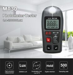 MT30 LCD Luxmeter Lüx Metre Işık Ölçer