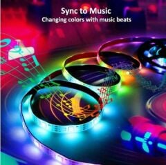 5 Metre RGB Bluetooth App Şerit Led IOS Iphone Android Uygulama Kontrol 12V FULL SET