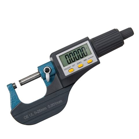 Anunnaki Kaliper Kalınlık Mikron Ölçer 0.001mm 0-25mm Dijital Mikrometre Mikro Metre