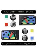 Anunnaki Çok Fonksiyonlu Katlanabilir Şınav Tahtası Platformu Bölge Şınav Çekme Aleti