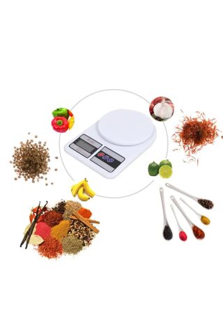 Anunnaki Mini Lcd Büyük Ekranlı Hassas Kuyumcu Mutfak Un Şeker Meyve Ölçüm Terazisi 10Kg 1gr Hassasiyet