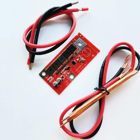 PCB 12V Depolama Nokta Kaynak Makinesi Taşınabilir Lehim Devre Kartı Seti