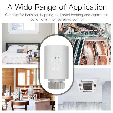 Anunnaki HY368 Wifi Tuya Zigbee Akıllı Termostatik Vana Radyatör Vanası İphone Andoid Kontrol