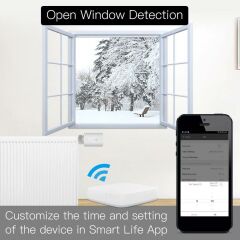 Anunnaki HY368 Wifi Tuya Zigbee Akıllı Termostatik Vana Radyatör Vanası İphone Andoid Kontrol